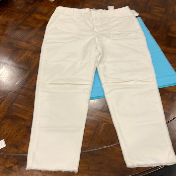 Banana Republic Pants - NWT Banana Republic White Straight Leg Pants size 14